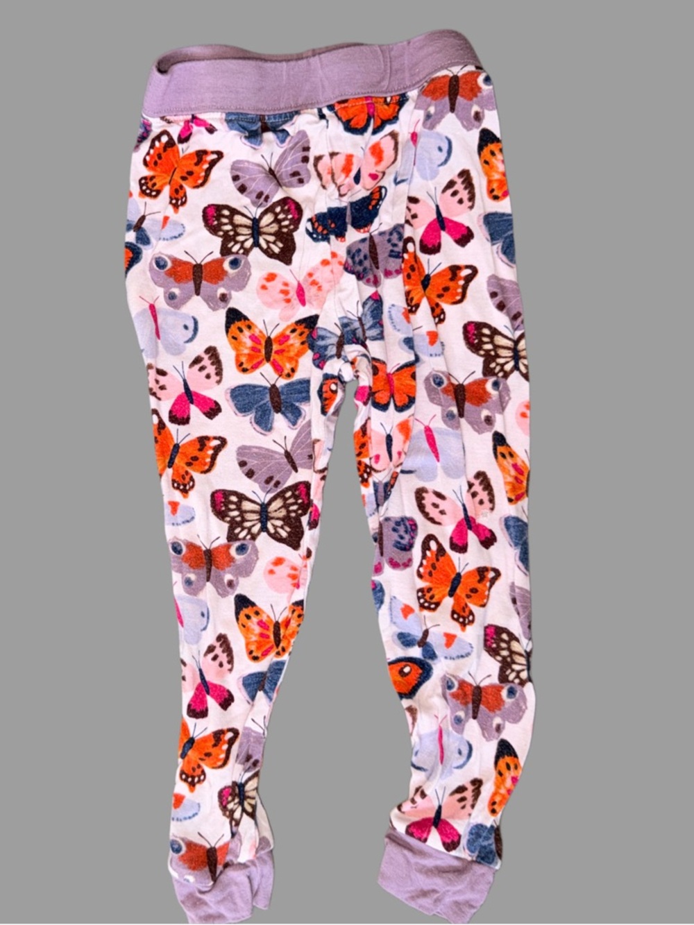 Little Sleepies 2 Piece Pajamas | Unisex | 12-18M| Butterfly Print | Like New - Picture 4 of 4